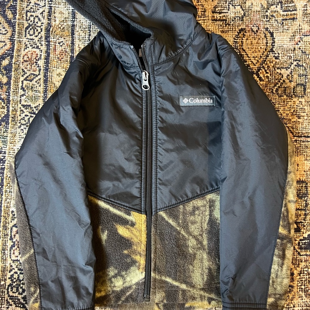 Boys Columbia Black and Tan Jacket 4T